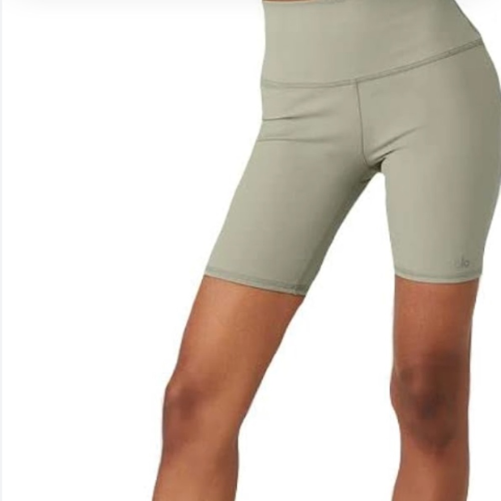 ALO Yoga Women's Sage Green Bike Shorts